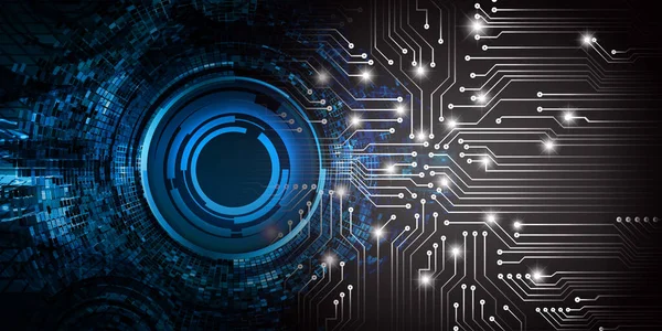 göz siber devre gelecekteki teknoloji konsepti