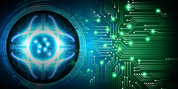 göz siber devre gelecekteki teknoloji konsepti