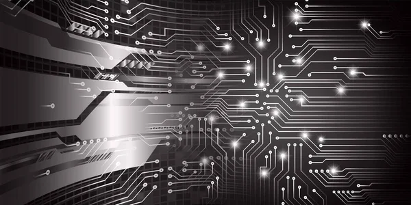 soyut teknoloji arka planı, vektör illüstrasyonu, siber güvenlik kavramı