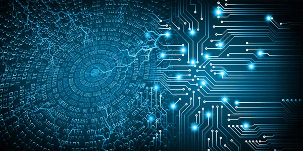 soyut teknoloji arka planı, vektör illüstrasyonu, siber güvenlik kavramı