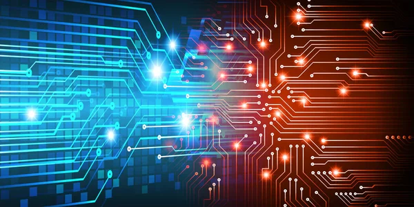 soyut teknoloji arka planı, vektör illüstrasyonu, siber güvenlik kavramı