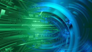 Siber devre gelecekteki teknoloji kavramı