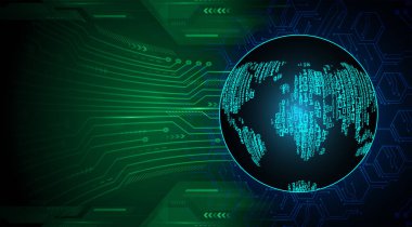 Siber devre gelecekteki teknoloji kavramı