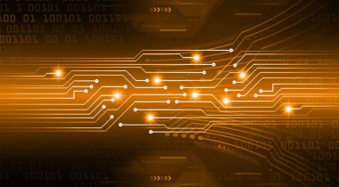 soyut teknoloji arka planı, vektör illüstrasyonu, siber güvenlik kavramı