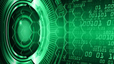 göz siber devre gelecekteki teknoloji konsepti