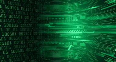 soyut teknoloji arka planı, vektör illüstrasyonu, siber güvenlik kavramı