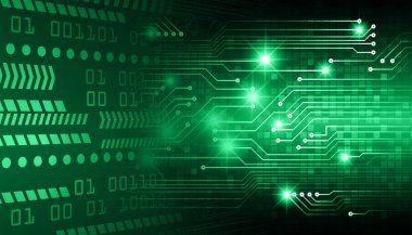 soyut teknoloji arka planı, vektör illüstrasyonu, siber güvenlik kavramı