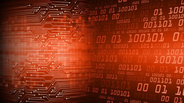 soyut teknoloji arka planı, vektör illüstrasyonu, siber güvenlik kavramı