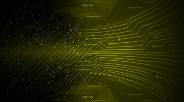 soyut teknoloji arka planı, vektör illüstrasyonu, siber güvenlik kavramı