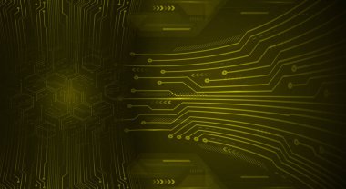 soyut teknoloji arka planı, vektör illüstrasyonu, siber güvenlik kavramı