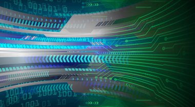 Siber devre gelecekteki teknoloji kavramı