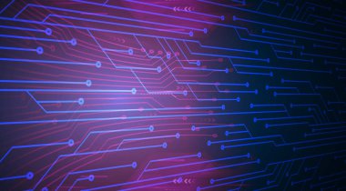 soyut teknoloji arka planı, vektör illüstrasyonu, siber güvenlik kavramı