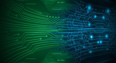 soyut teknoloji arka planı, vektör illüstrasyonu, siber güvenlik kavramı