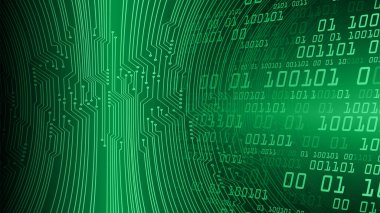 soyut teknoloji arka planı, vektör illüstrasyonu, siber güvenlik kavramı