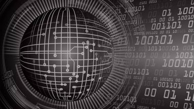 Siber devre gelecekteki teknoloji kavramı