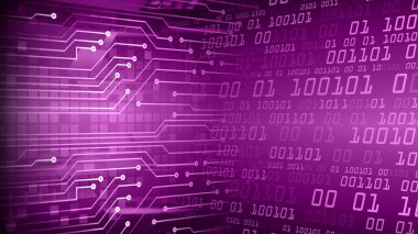 soyut teknoloji arka planı, vektör illüstrasyonu, siber güvenlik kavramı