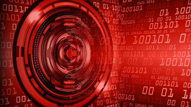 göz siber devre gelecekteki teknoloji konsepti