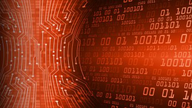 soyut teknoloji arka planı, vektör illüstrasyonu, siber güvenlik kavramı