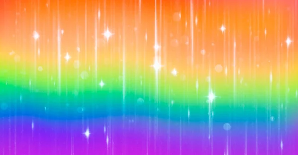 Abstract rainbow background with blurry lights