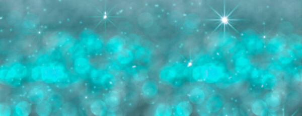 Defocused Background With Blinking Stars. Abstract Colorful bright glowing design.