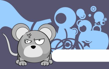 şirin fare çizgi film ifadesi vektör biçiminde arkaplan