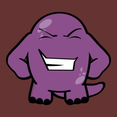 komik dinazor karakteri çizgi film kawaii tanımı vektör biçiminde