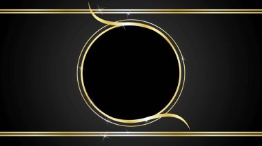 Vektör biçiminde zarif siyah arkaplan gösterimi 