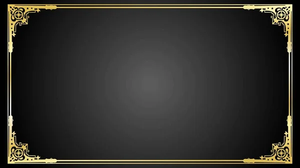 elegant golden black background luxury illustration in vector format 