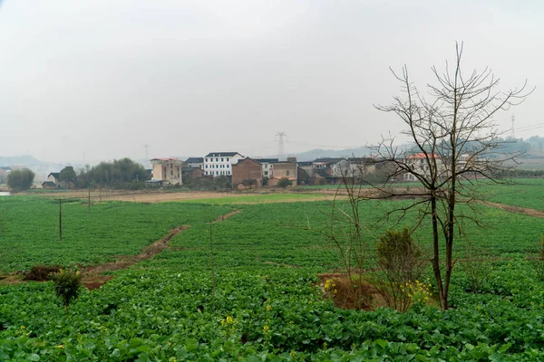 Lanskap Pedesaan Hunan China — Stok Foto