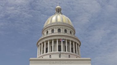 Havana Küba 'daki Capitolio - Küba Parlamentosu Kubbesi 