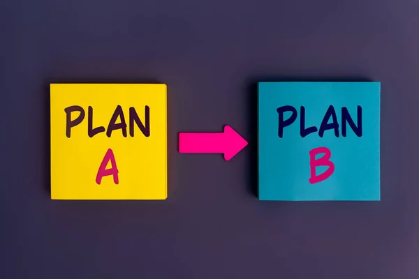 Plan Plan Plan Jako Alternatywa Dla Planu Tekst Koncepcyjny Motywacyjne — Zdjęcie stockowe
