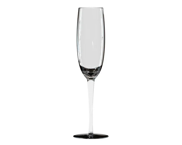 Champagneglas Eleganta Champagneglas Stickglas Rostat Bröd Illustration — Stockfoto