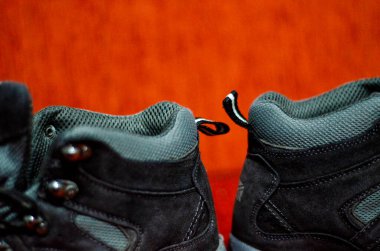 Yaşlı Gri ve Mavi Trek Çizmeleri, Moda, GYM, Açık Hava