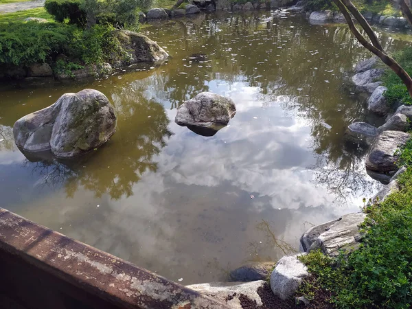 Small Lake in Japan Garden Rural Scene for Creative Ideas