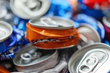 Geri dönüşüm alüminyum metal ezilmiş arka plan atık olabilir