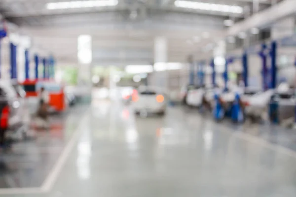 Bil Servicecenter Auto Reparation Verkstad Suddig Bakgrund — Stockfoto