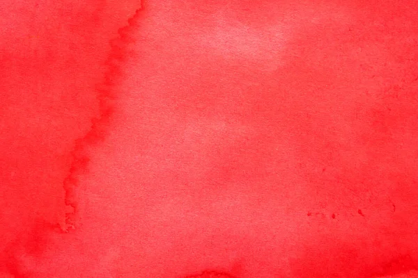 Abstrato Vermelho Aquarela Fundo Textura — Fotografia de Stock