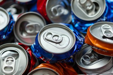 Geri dönüşüm alüminyum metal ezilmiş arka plan atık olabilir