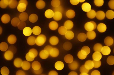 Soyut bulanık altın bokeh hafif Noel tatili arka planı