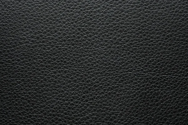 Luxe Vintage Zwart Lederen Textuur Oppervlak Achtergrond — Stockfoto