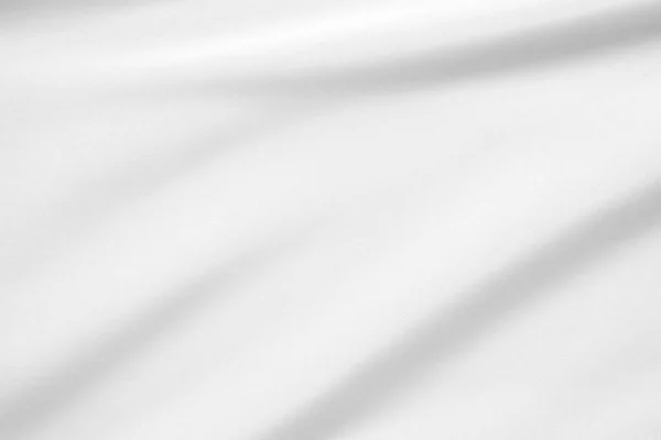 Абстрактна Біла Тканина Фоном Текстури Якої Хвилі — стокове фото