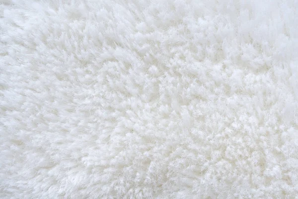 Білий Пухнаста Тканина Вовняної Текстури Фону — стокове фото