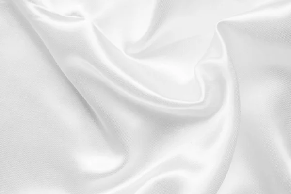 Tecido Branco Abstrato Com Fundo Textura Onda Suave — Fotografia de Stock