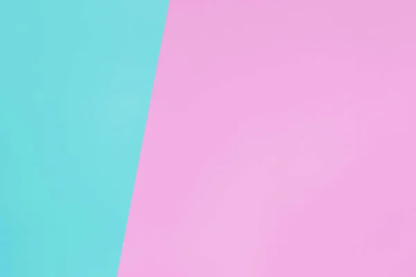 青とピンクのパステルカラーの紙のテクスチャトップビュー最小フラットレイアウトの背景 — ストック写真