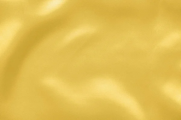 Yumuşak Dalga Dokusu Arka Planına Sahip Soyut Lüks Altın Kumaş — Stok fotoğraf