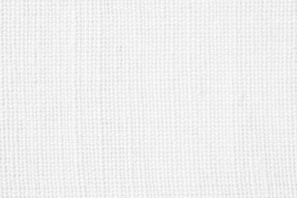 White Linen Canvas Fabric Texture Background — Stock Photo, Image