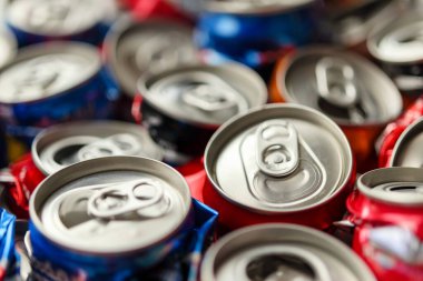 Geri dönüşüm alüminyum metal ezilmiş arka plan atık olabilir