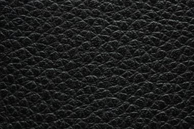 Lüks klasik siyah deri doku yüzey arkaplanı