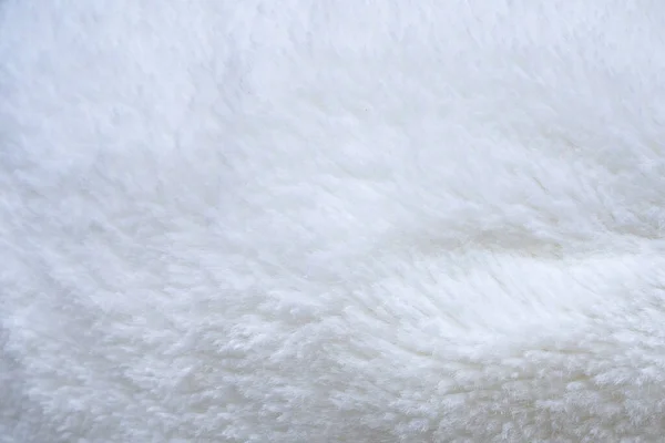 Beyaz Tüylü Yün Kumaş Dokusu Arkaplanı — Stok fotoğraf