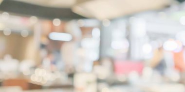 Kafe restoranının içi soyut vintage arka planı bulanıklaştırılmış